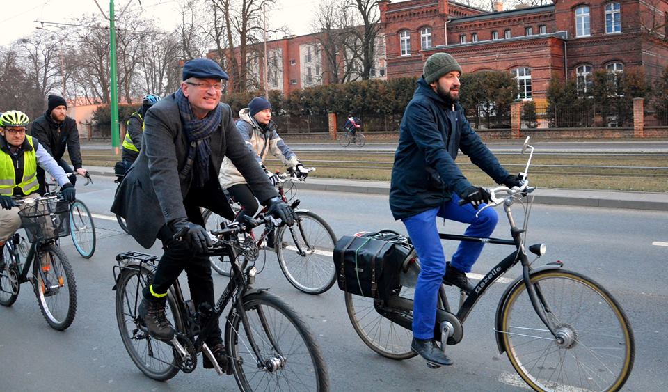 jacek jaśkowiak demonstracja rowerowa - Jacek Jaśkowiak Facebook