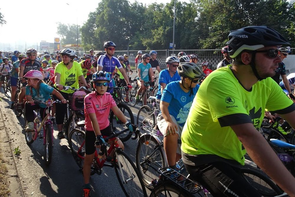 bikechallenge start - Maciej Kluczka