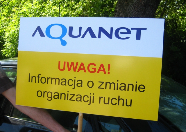 Aquanet - zmiana org. ruchu - Adam Michalkiewicz