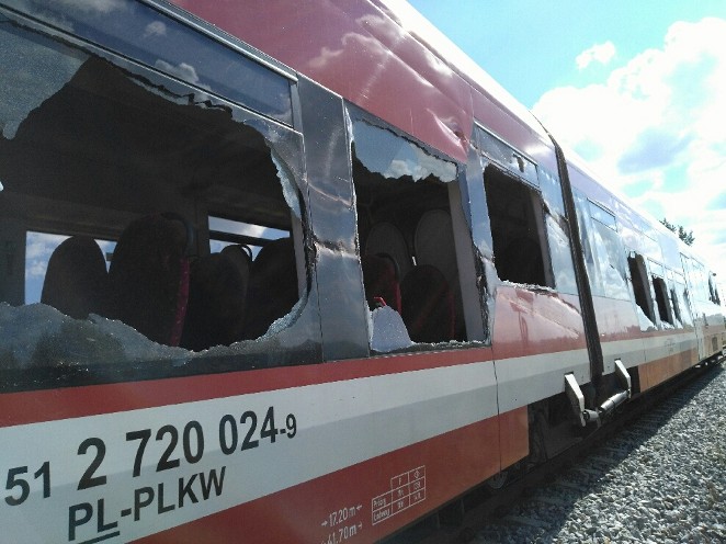 szynobus wypadek - Koleje Wielkopolskie