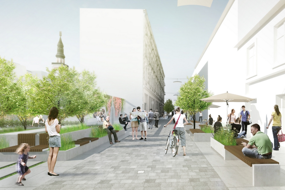 Śródmiejska atmosfera ul brackiej - UM Leszno