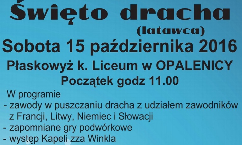 plakat latawiec - Opelenica