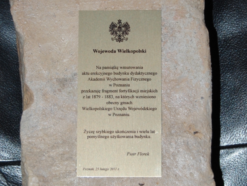 Akt erekcyjny AWF Poznań - WUW