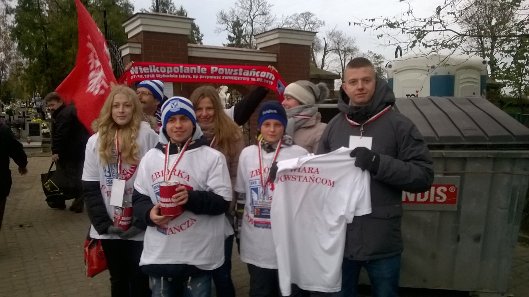 kibice powstańcy - #WiaraPowstańcom2016