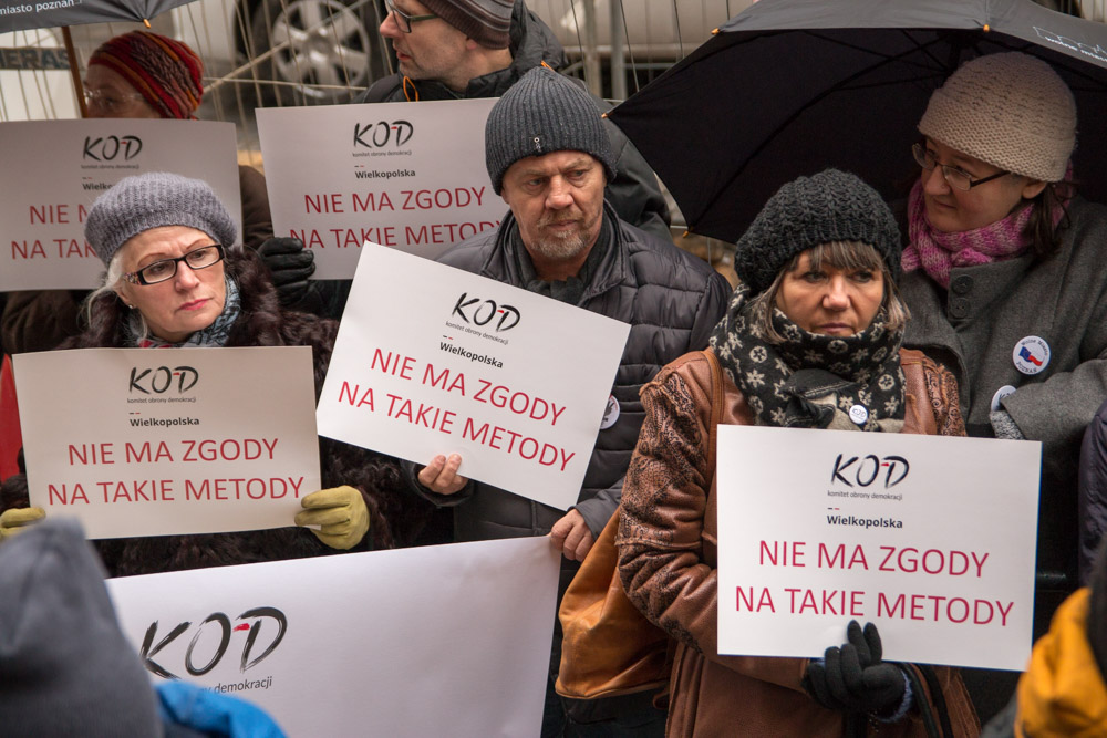 protest KODu ws Piniora (3) - Leon Bielewicz