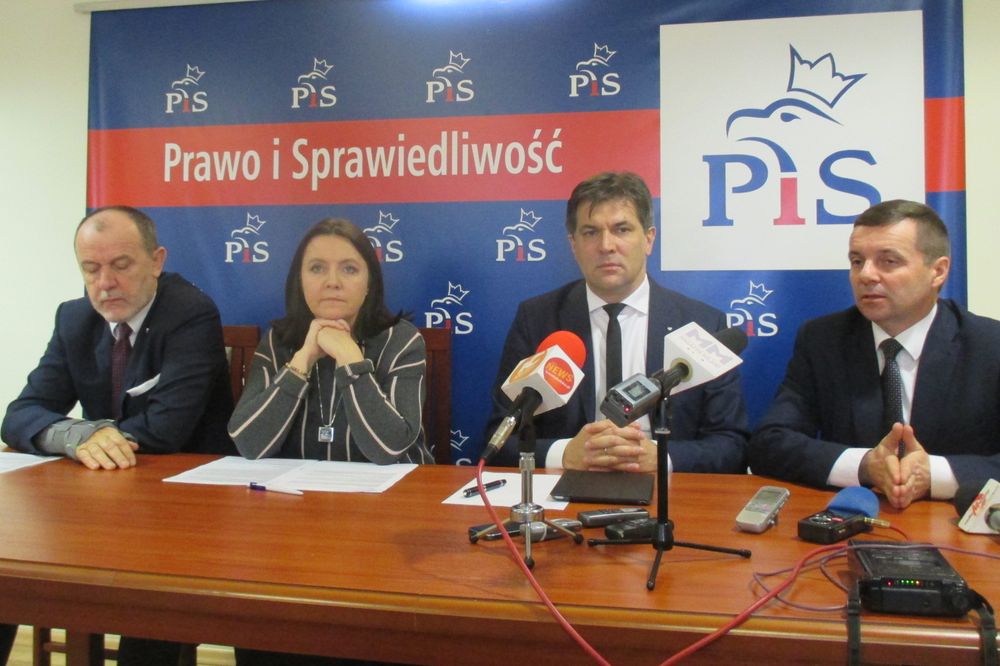 konferencja prasowa pis w kaliszu lichocka - Danuta Synkiewicz