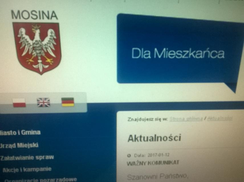 strona gminy Mosina - Jacek Butlewski