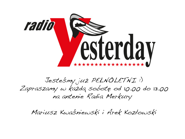 Yesterday zaprasza - Radio Merkury S.A.