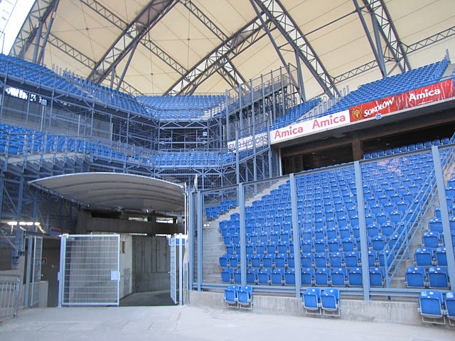 Zwiedzanie stadionu - radni miejscy - Adam Michalkiewicz