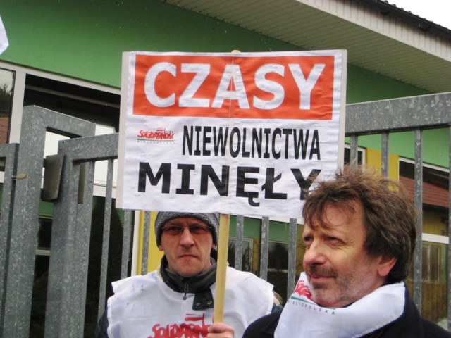 Fabryka Matex - demonstracja - Rafał Regulski