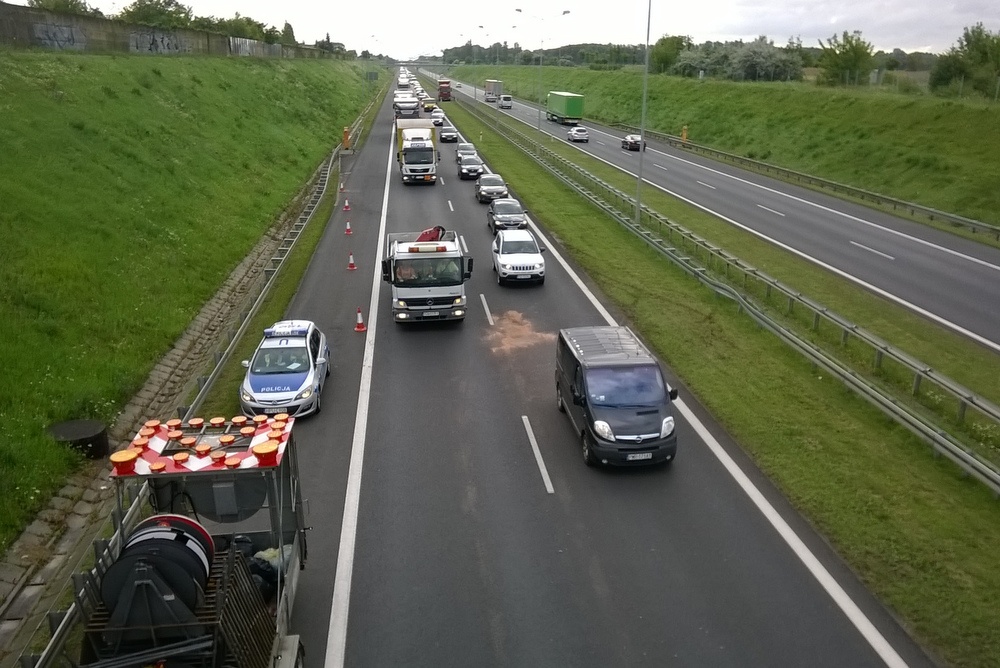 wypadek autostrada-002 - Jacek Butlewski