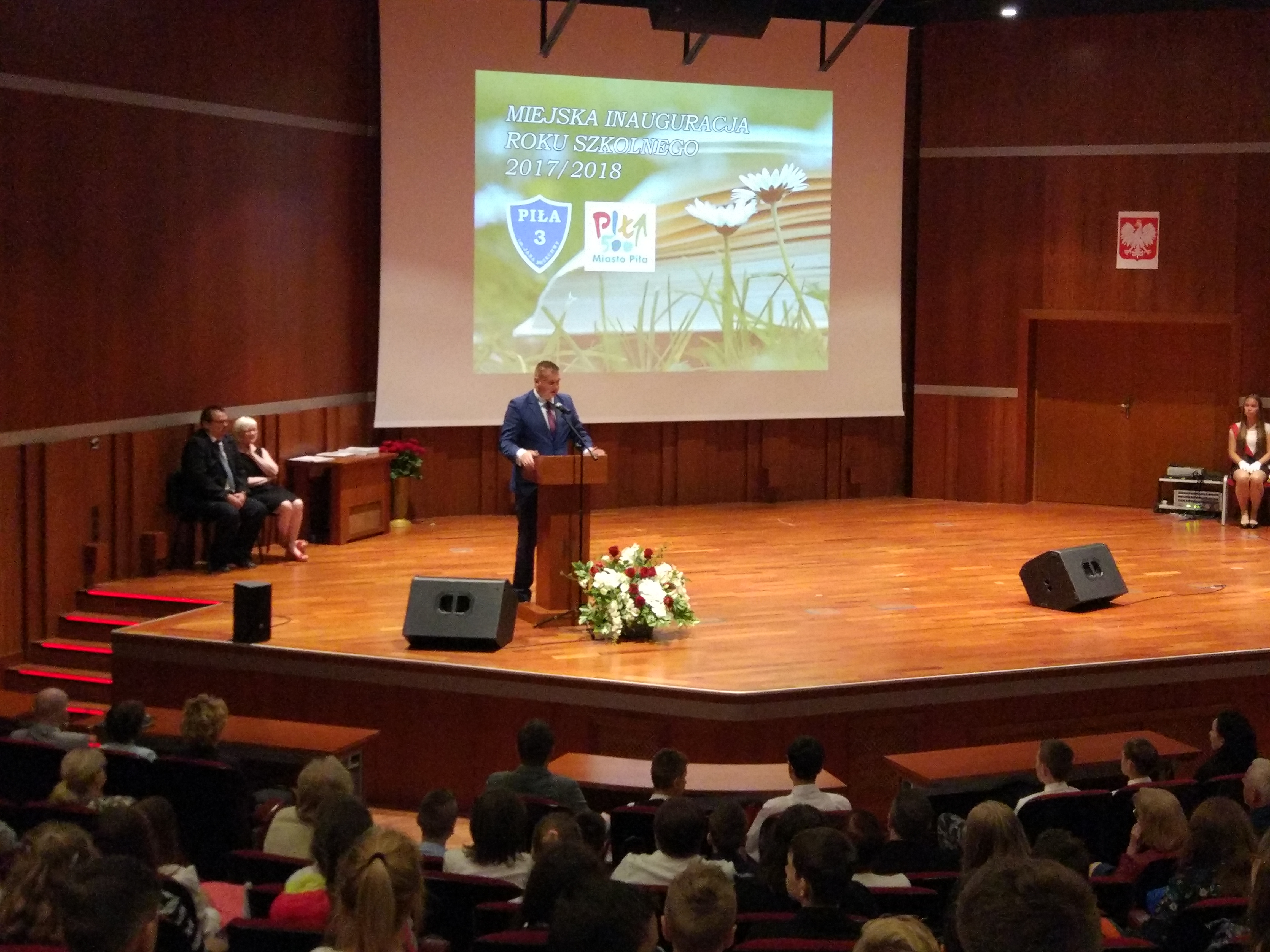 Rozpoczęcie roku szkolnego Piła szkoła - Przemysław Stochaj