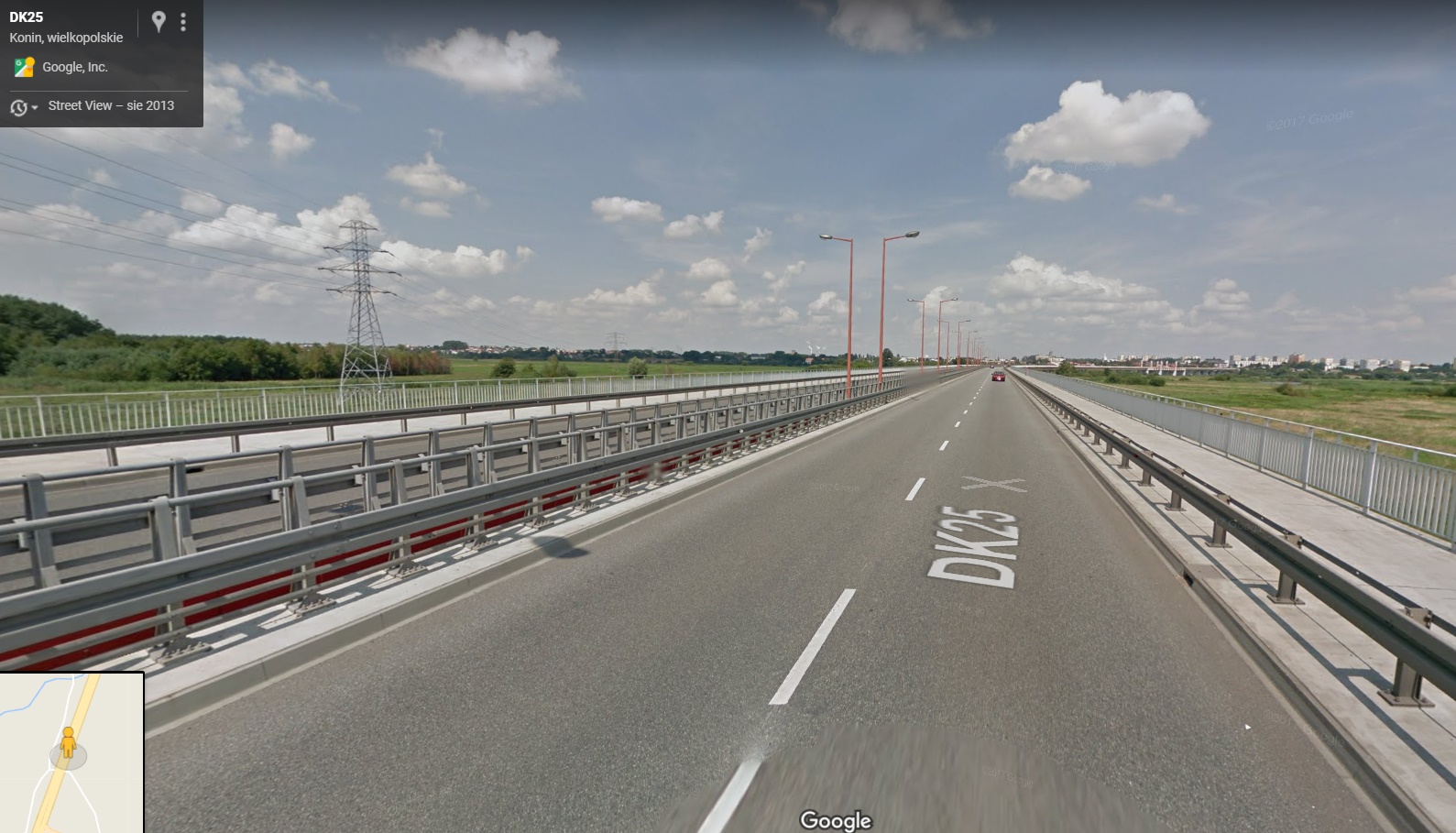 most w koninie - Street View (Google Maps)