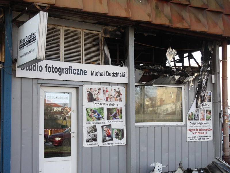 Spalony fotolab Leszno - Andrzej Przewoźny