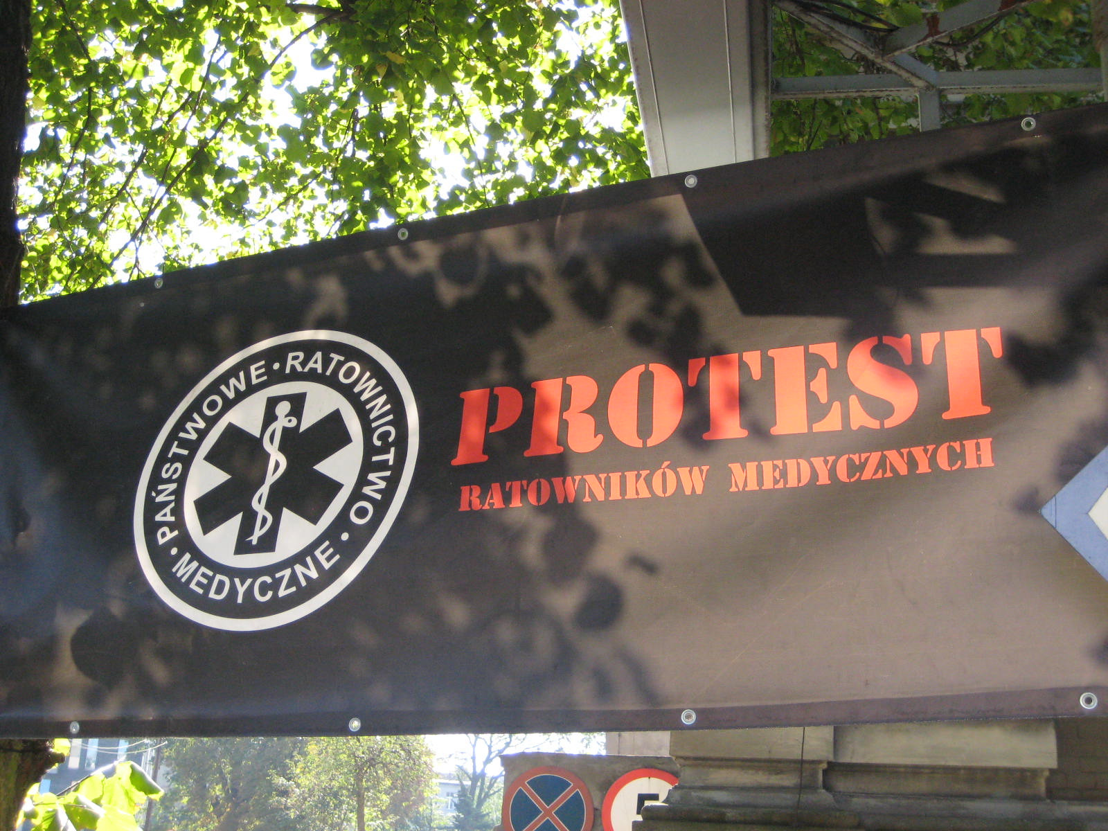 Protest ratowników medycznych Gniezno - Rafał Muniak