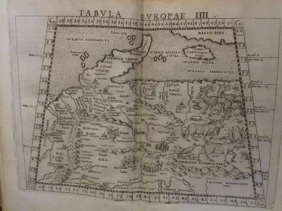 mapa Calisia Ptolemeusz - Danuta Synkiewicz