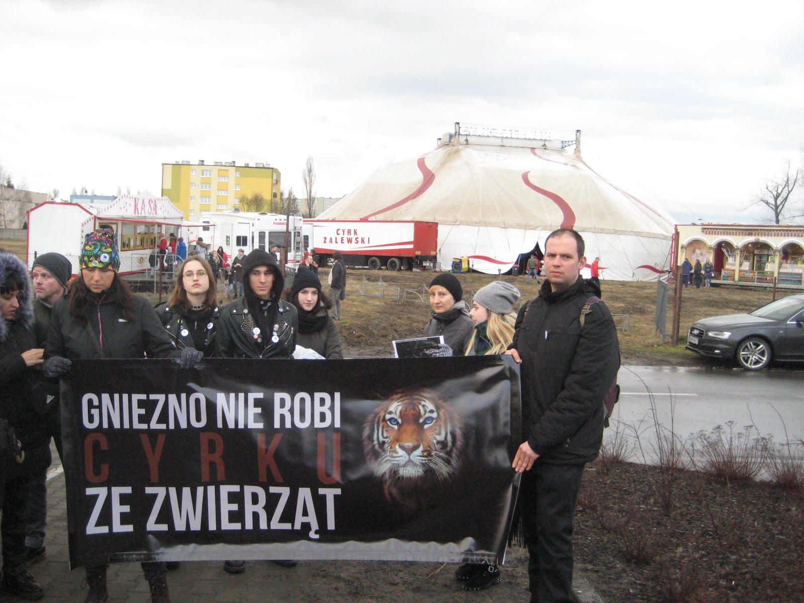 cyrk protest Gniezno - Rafał Muniak