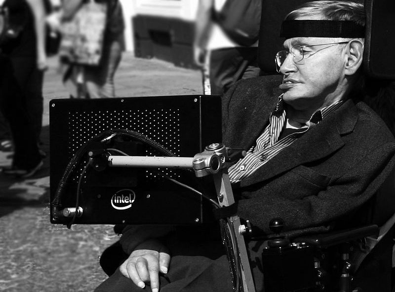  Steven Hawking  - CC: Wikimedia Commons: Doug Wheller