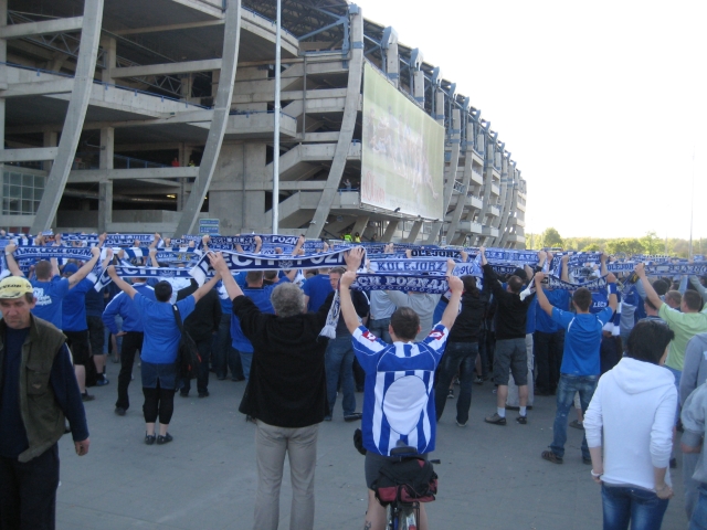 kibice lecha zamknięty stadion3