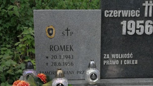 grób Romek Strzałkowski - Wielkopolskie Muzeum Niepodległości