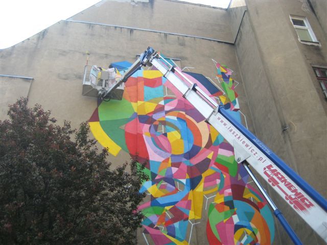 Finisz festiwalu murali - Jacek Kosiak