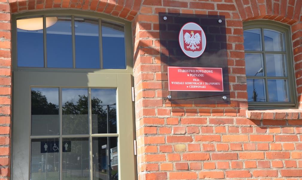 czerwonak filia wydziału komunikacji  - Starostwo Powiatowe w Poznaniu