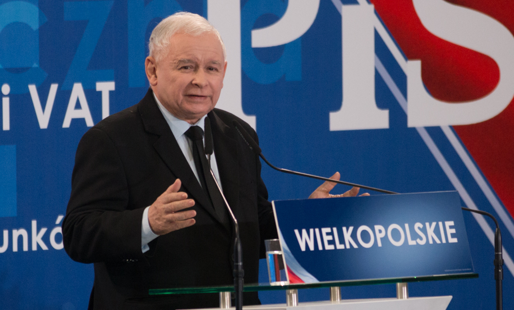 konwencja pis jarosław kaczyński prezes Prawa i Sprawiedliwość - Leon Bielewicz