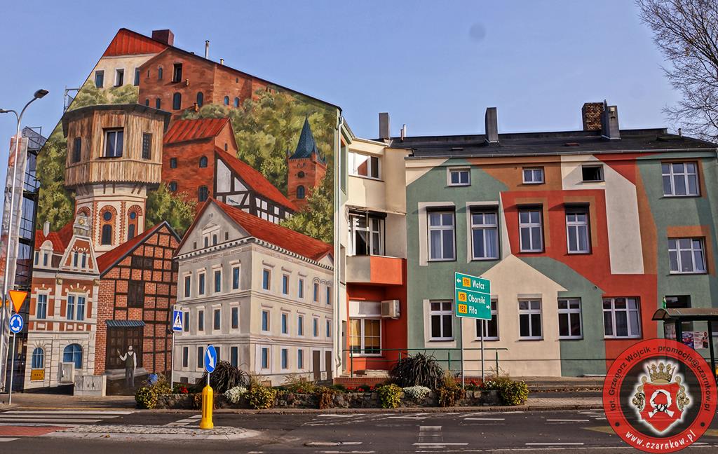 mural w czarnkowie 3d - Grzegorz Wójcik Promocja Czarnków