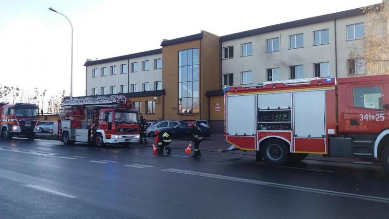pożar urzędu skarbowego kalisz - PSP Kalisz