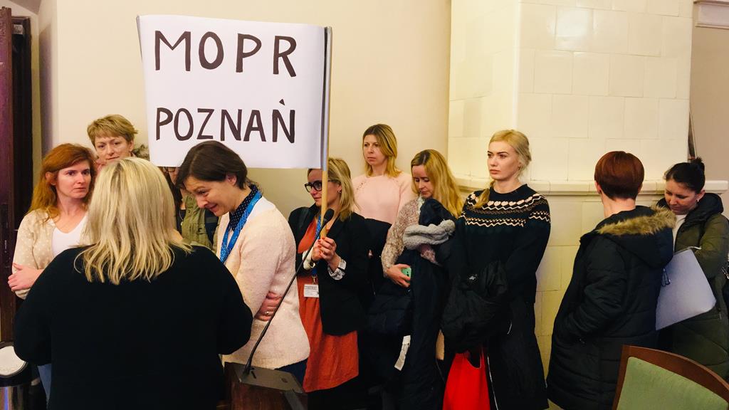 mopr protest poznań urząd - Adam Michalkiewicz - Radio Poznań