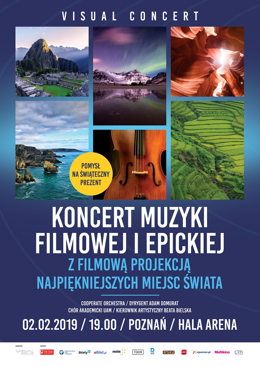 VISUAL CONCERT 2019 koncert muzyki filmowej i epickiej - Materiały prasowe