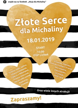 złote serce dla Michaliny - Złote serce dla Michaliny - plakat