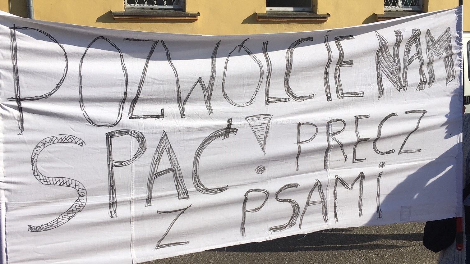 protest policyjne psy leszno - Jacek Marciniak