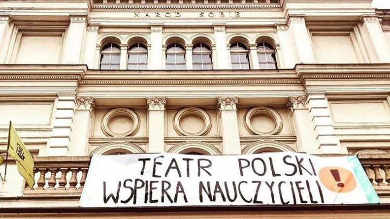 teatr polski poznań strajk nauczycieli nauczyciele - Facebook Teatr Polski w Poznaniu od 1875