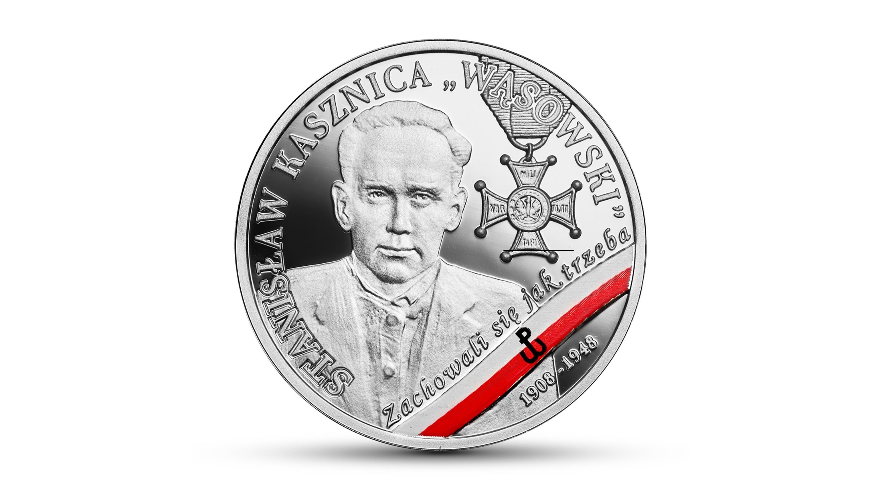 Stanisław Kasznica "Wąsowski" moneta nbp wyklęty - www.nbp.pl