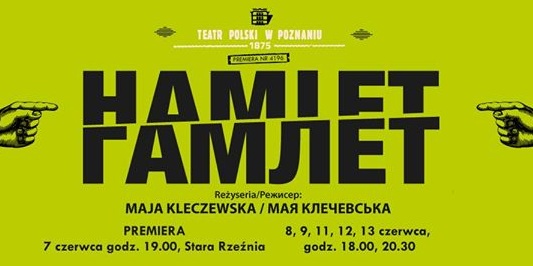 hamlet w starej rzeźni plakat - Teatr Polski