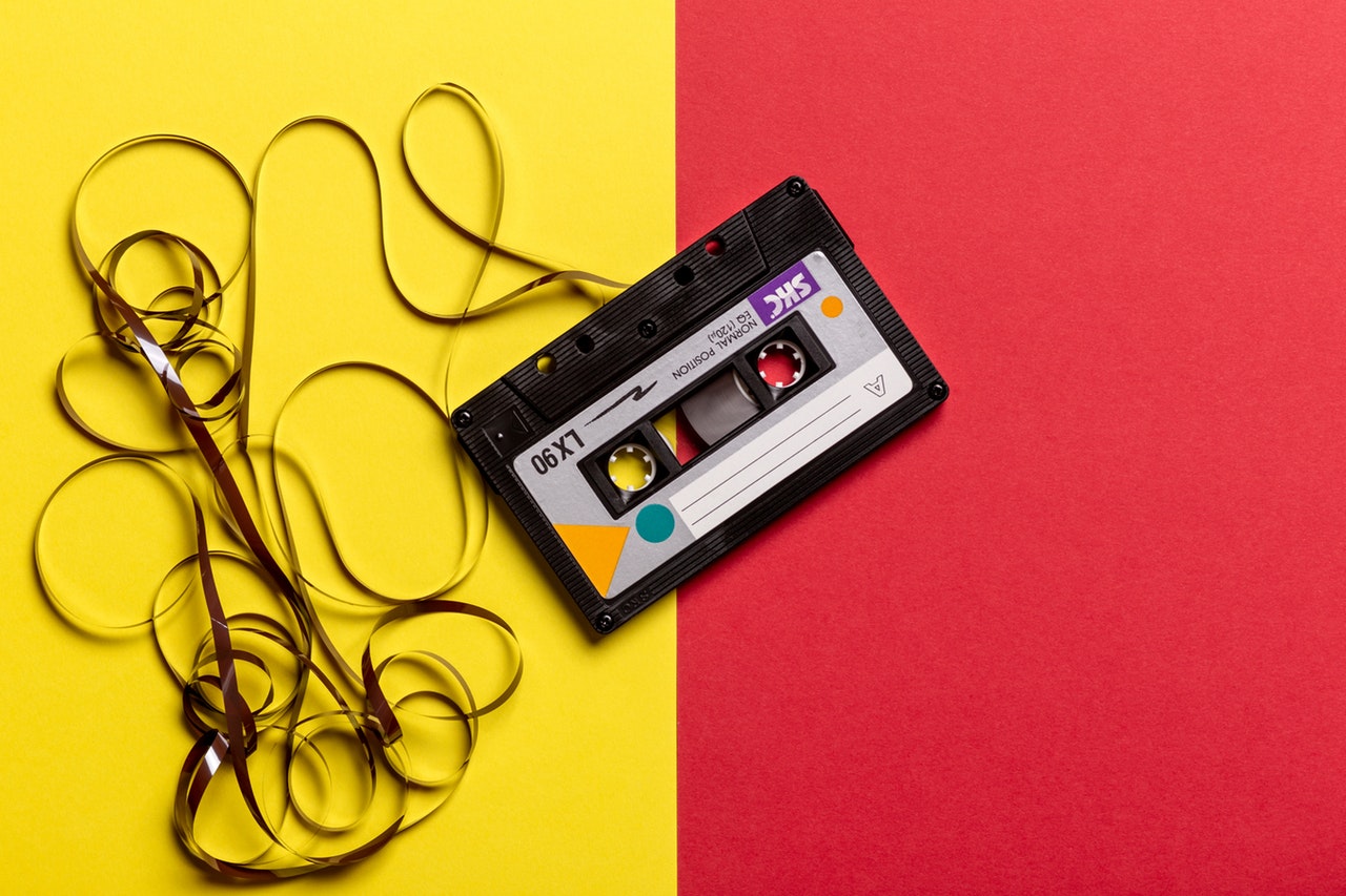 kaseta muzyka  - Pexels