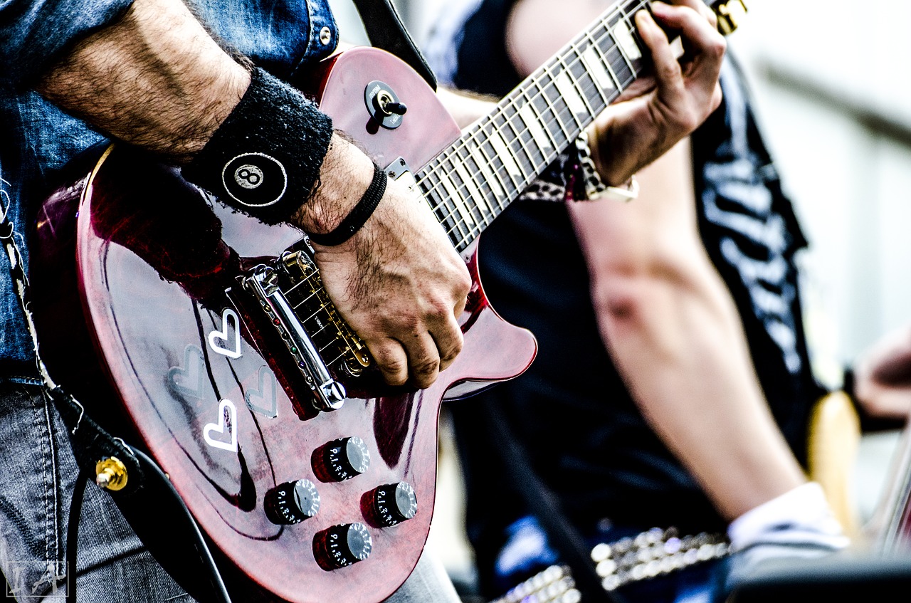 gitara muzyka stock - Pixabay