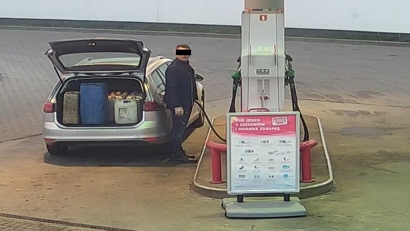 złodziej paliwa Międzychód  - KPP Międzychód