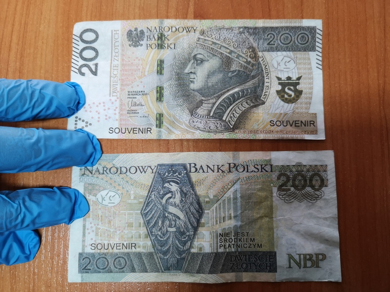 fałszywe banknoty policja  - Wielkopolska Policja