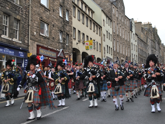 Parada dudziarzy - Szkocja - mat. prasowe