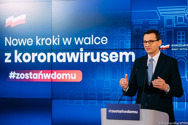 premier mateusz morawiecki nowe kroki koronawirus  - KRPM