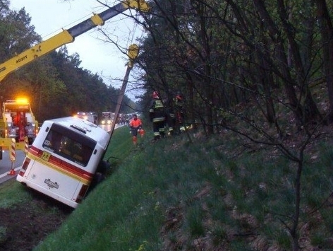 Wypadek autobusu - podnoszenie - Radio Merkury