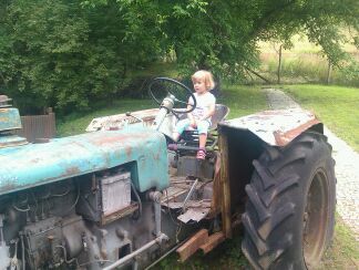 traktor dziecko - Adam Sołtysiak