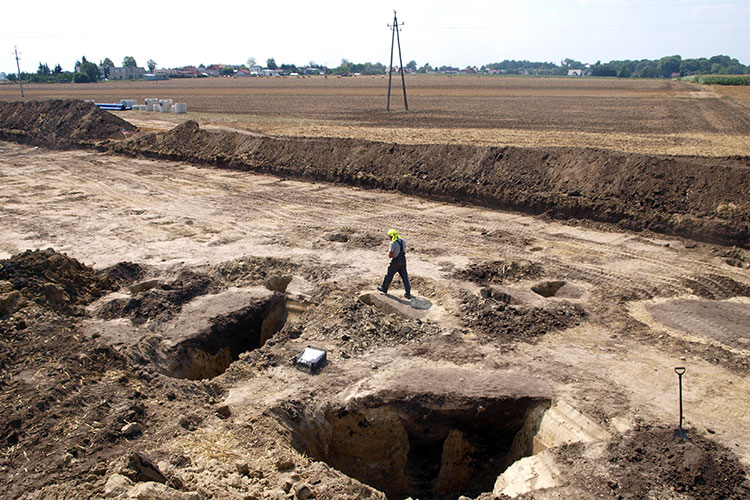 nowa wieś badania archeologiczne  - WZDW