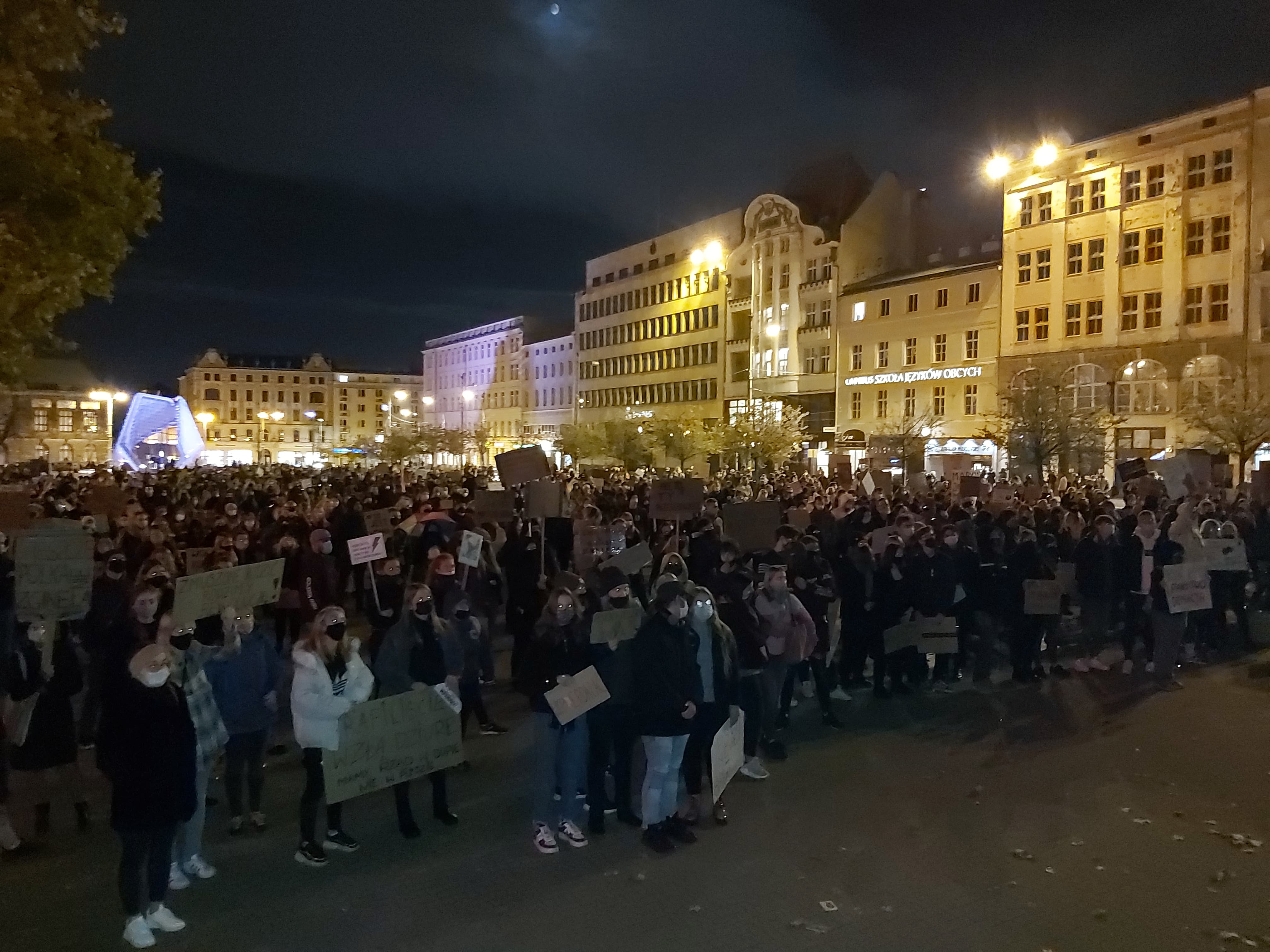 protest plac wolności - Krzysztof Polasik