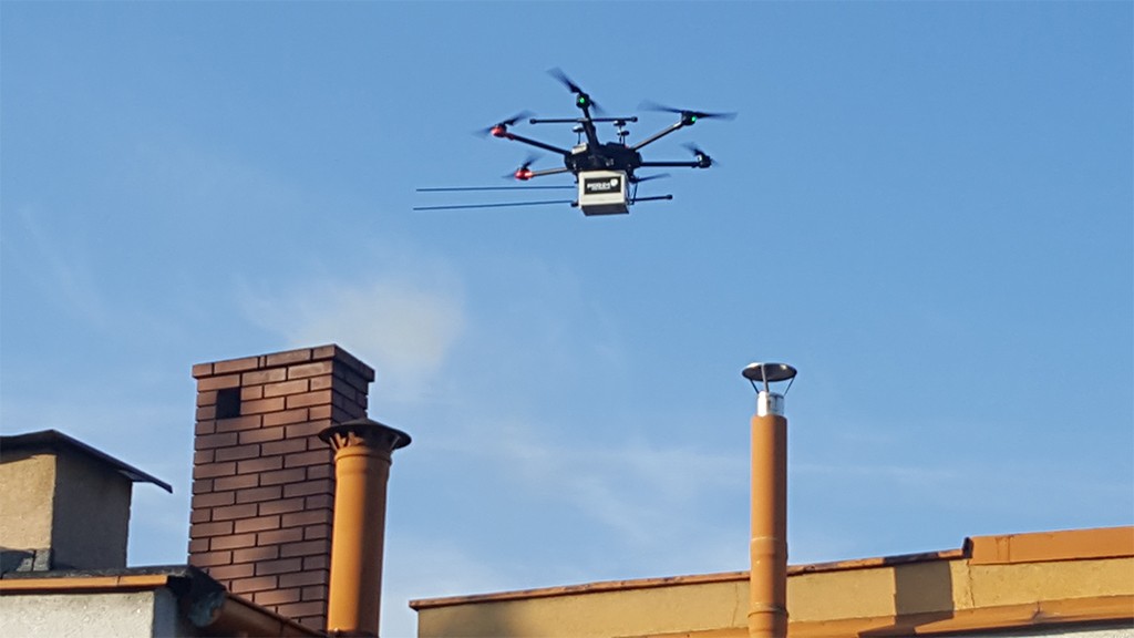 dron komin straż miejska kalisz smog dron - Straż Miejska Kalisz