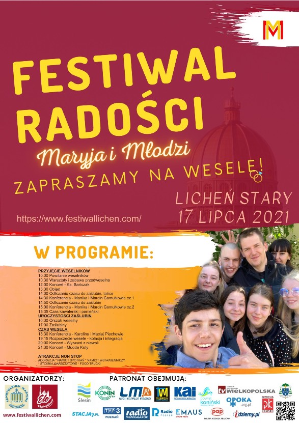 Festiwal Radości Maryja i Młodzi 2020 - Organizator