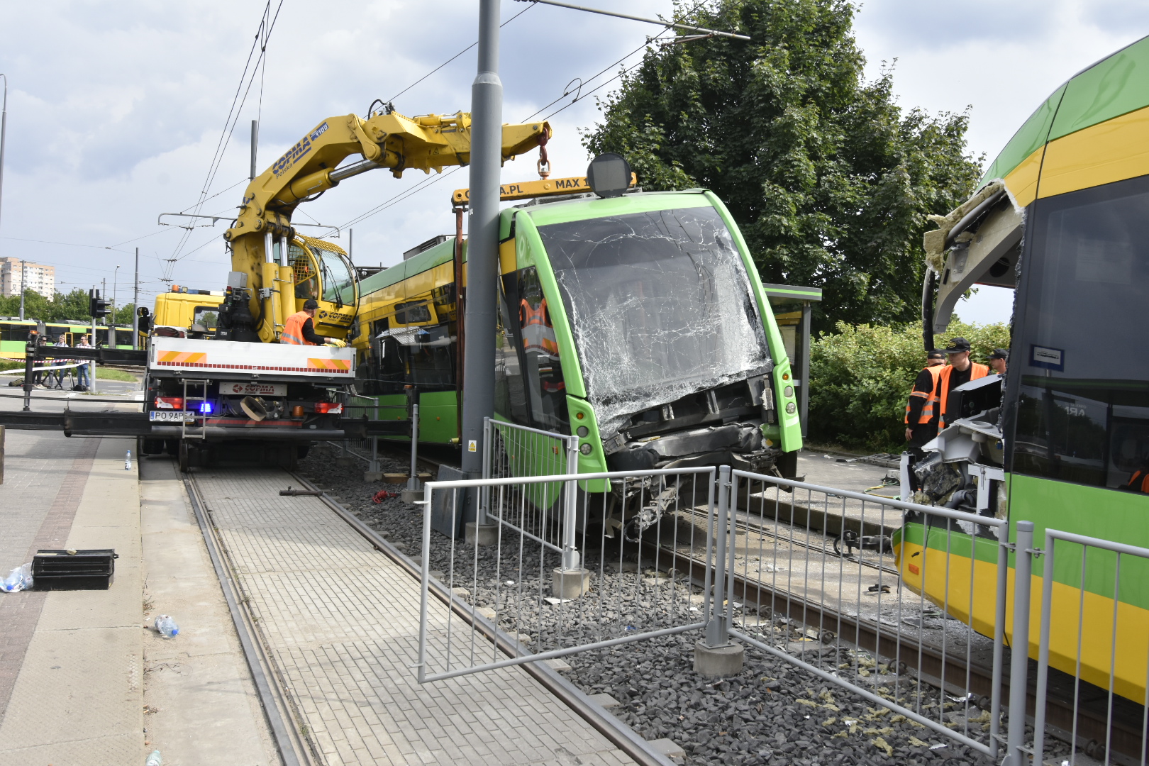 wypadek rondo starołęka zdarzenie tramwajów  - Wojtek Wardejn