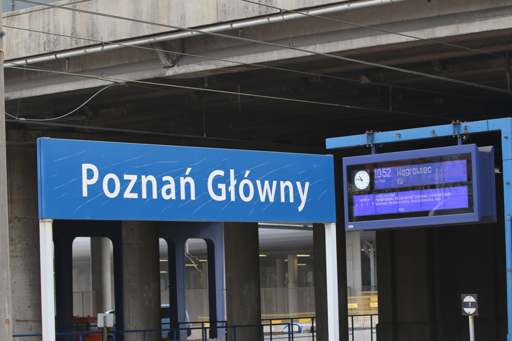 kolej pociąg poznan główny intercity dworzec poznań - Leon Bielewicz